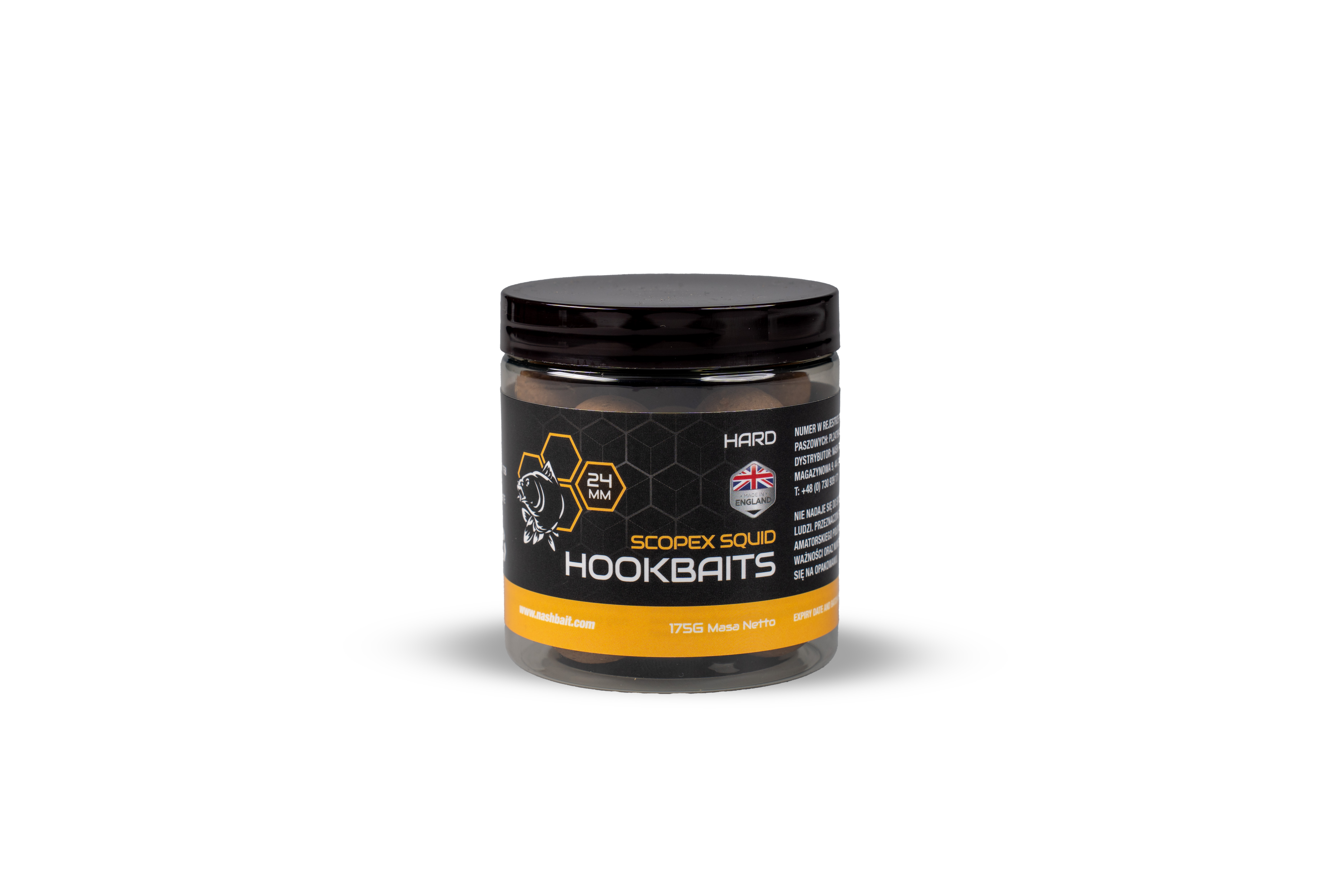 Nash Bait Scopex Squid Hard Hookbaits 24mm