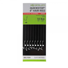 Korum Quickstop Hair Rigs Size 10