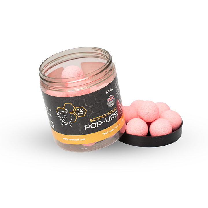 Nash Bait Scopex Squid Pop Up 20mm Pink