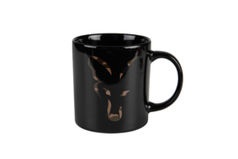 Fox Black Ceramic Mug