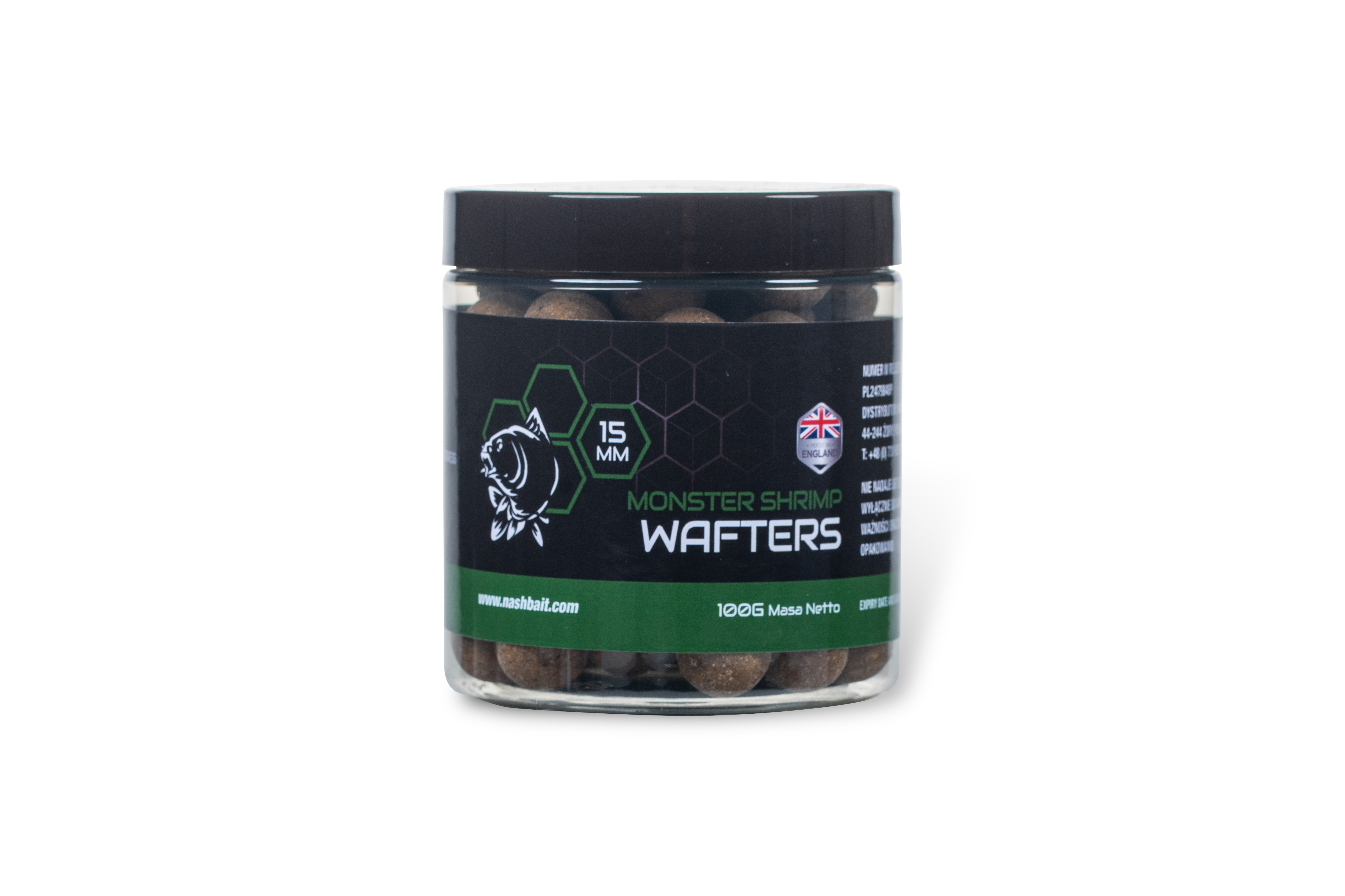 Nash Bait Monster Shrimp Wafter 15mm