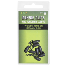 ESP Ronnie Clips & Tungsten Sleeves Weedy Green Small