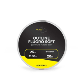 Avid Outline Fluoro Soft 25lb