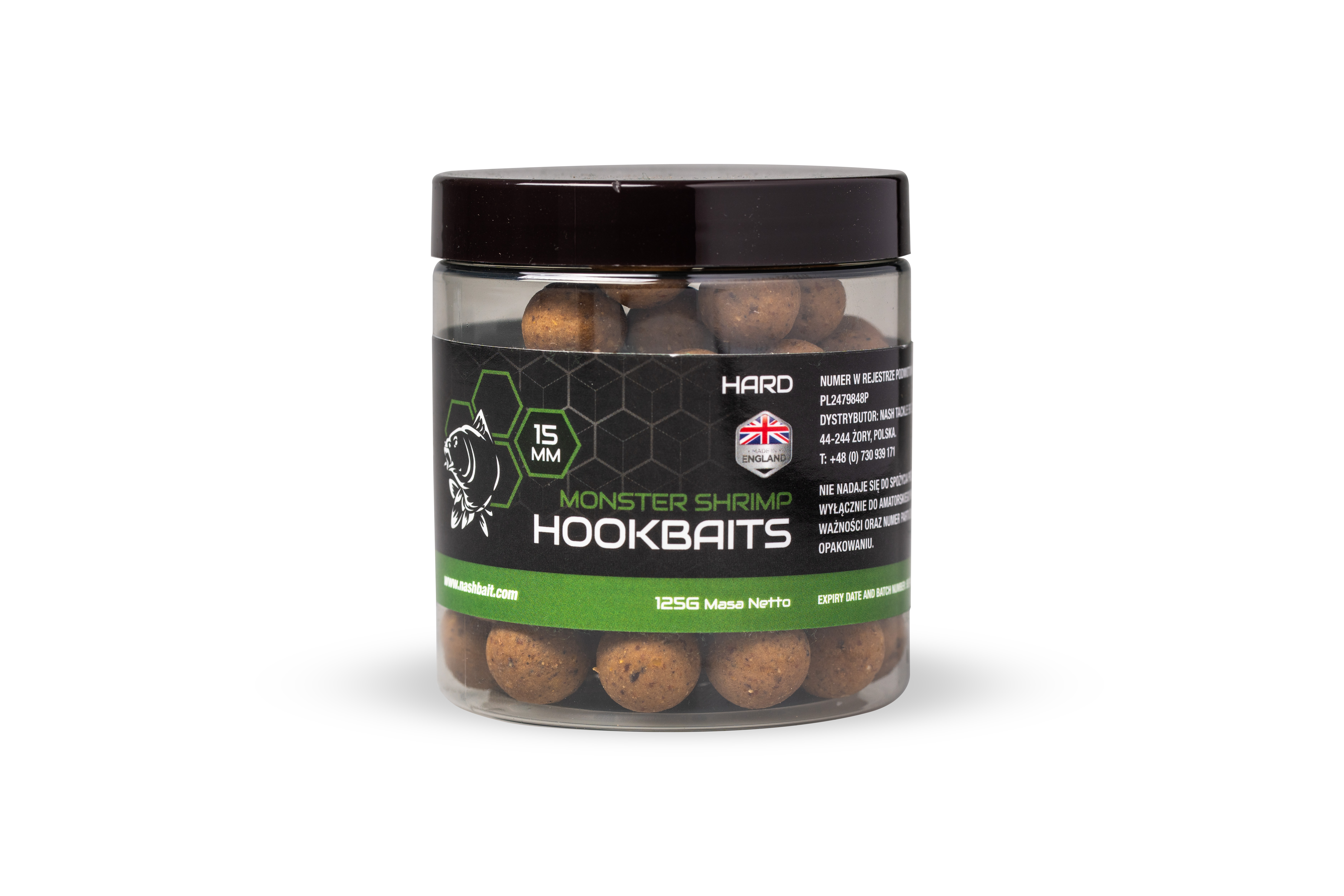 Nash Bait Monster Shrimp Hard Hookbaits 20mm