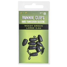ESP Ronnie Clips & Tungsten Sleeves Weedy Green Large