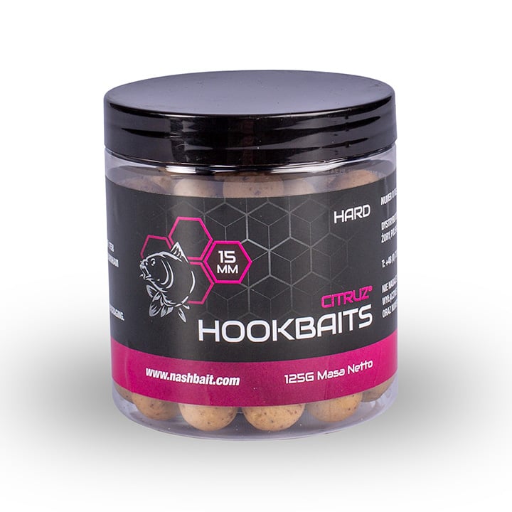 Nash Bait Citruz Hard Hookbaits 15mm