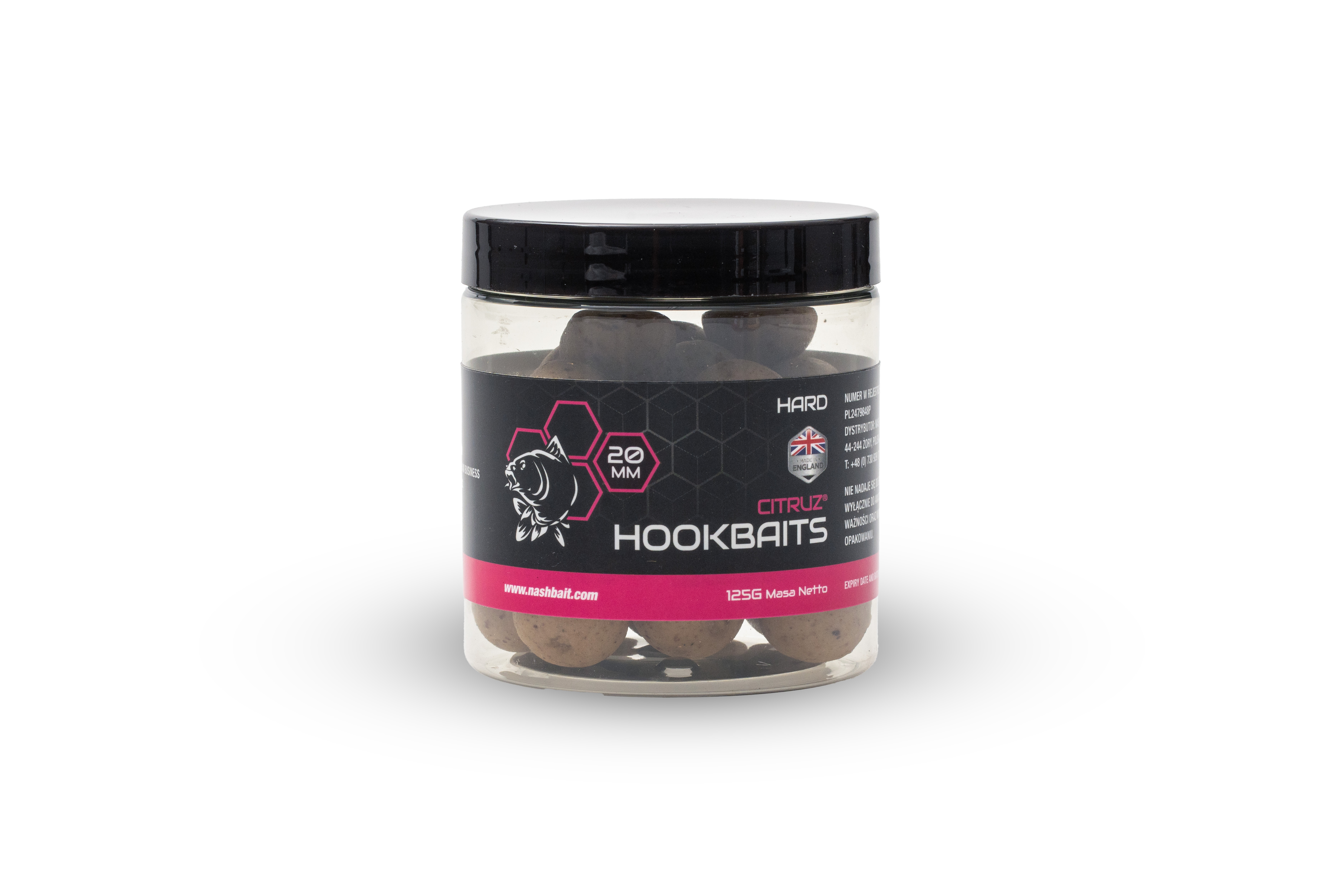 Nash Bait Citruz Hard Hookbaits 20mm