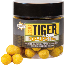 Dynamite Baits Food Bait Sweet Tiger & Corn Pop Up 15mm