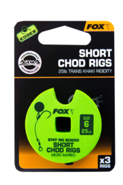 Fox Edges Short Chod Rig Size 6