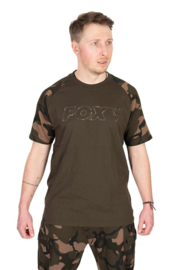 Fox  Outline Khaki Camo T-Shirt