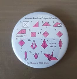 Folding instructions button