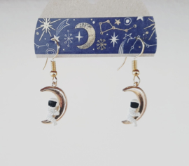 Astronaut Moon earrings