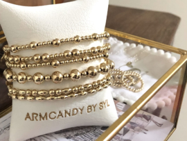 Armband Ava met real gold plated balletjes