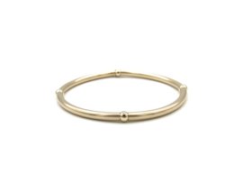 Armband Melody met buisjes en real gold plated balletjes