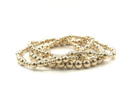 Armband Silvia met real gold plated balletjes