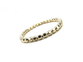 Armband Wiktoria met facet real gold plated balletjes