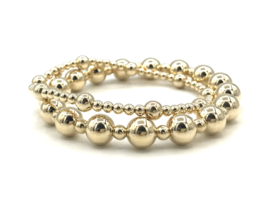 Armband Lous met real gold plated balletjes