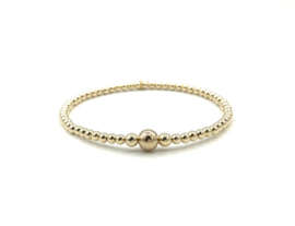 Armband Gigi met real gold plated balletjes