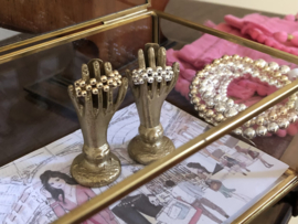 Stretch ring Zehra met dubbele lagen 925 Sterling zilveren balletjes