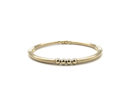 Armband Kenzo met real gold plated tubes en balletjes