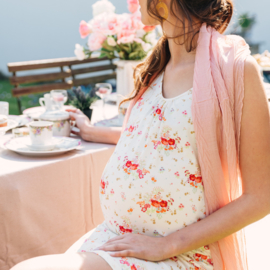 SWEET SUMMER DRESS WITH A GOLDEN TOUCH