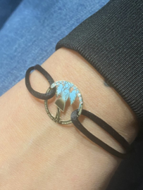 Armband Satijn Stichting Help Angela - Goud & Briljant VIP