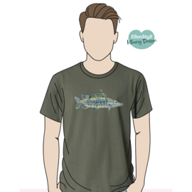 Snoek Citroen DS shirt, voor de auto liefhebber
