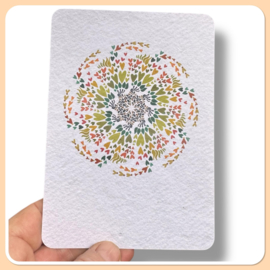 Mandala kaart hartjes