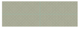 Stof propes print Bobby 300 x 100 cm