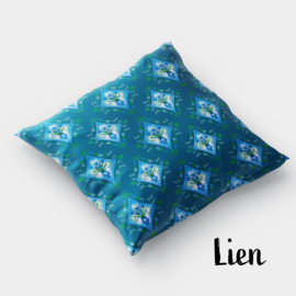 Kussen Lien blauw