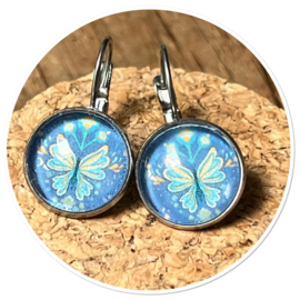 Oorbellen Valerie blauw