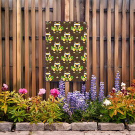 Tuinposter pvc inclusief 4 ringen