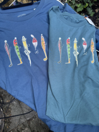 visaas T-Shirt - biokatoen dark teal