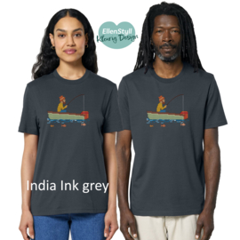 Uniek Visbootje T Shirt - Perfect voor de visser