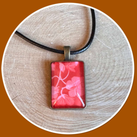 Romantische ketting Paola rood