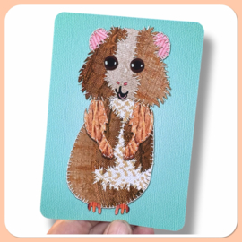 Cavia kaart stofdieren