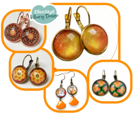 oranje sieraden