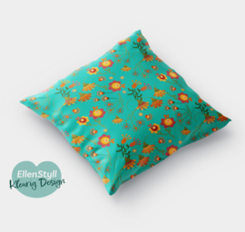 Kussen Lilly aqua