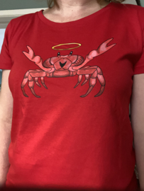 T shirt Holy Crab Dames  M en XL