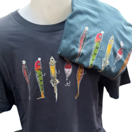 visaas T-Shirt - biokatoen ink grey