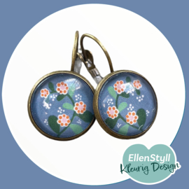 Blauwe oorbellen Simke