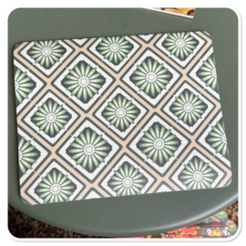 Retro Muismat - groene muismat voor elk kantoor