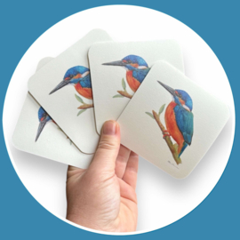 Vogel Onderzetter - ijsvogel voor natuur liefhebbers