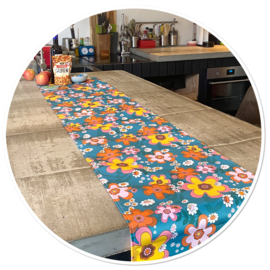 Tafelloper Retro Hermien - 40 bij 190 cm