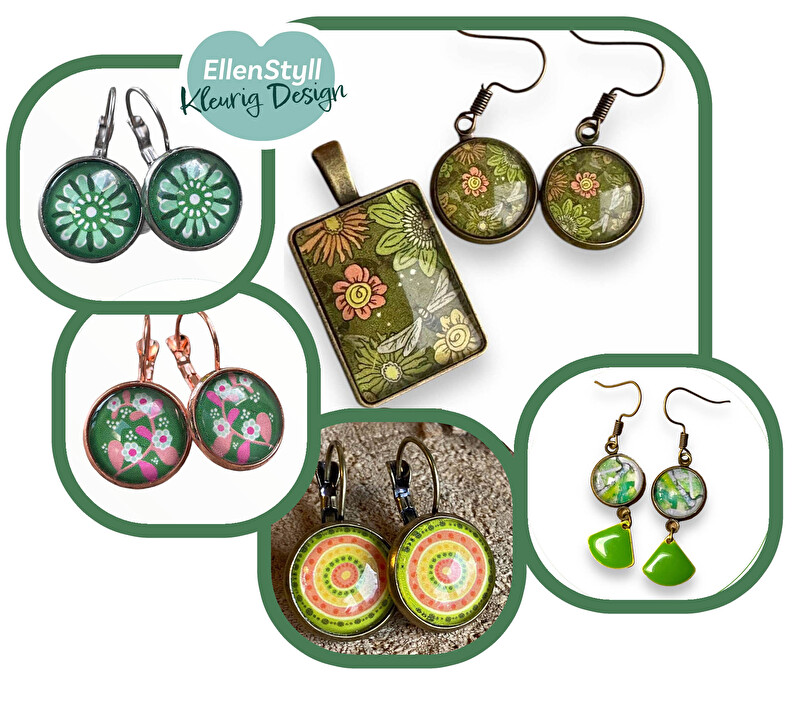 groene sieraden