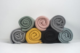 Jollein | Deken 75x100cm Basic knit blush pink