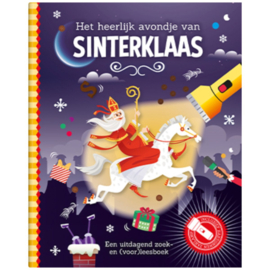 Het heerlijk avondje van Sinterklaas - Zaklamp boek