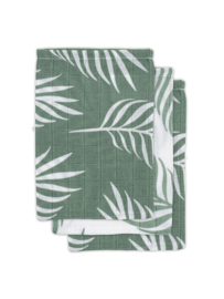 Jollein | Hydrofiel washandje Nature ash green (3pack)