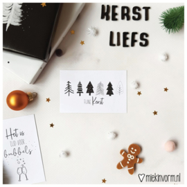 Mini kaart | Fijne Kerst