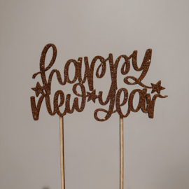 Taart topper | Happy New Year
